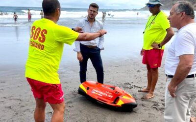 Nuevos dispositivos de rescate en la Playa de El Socorro