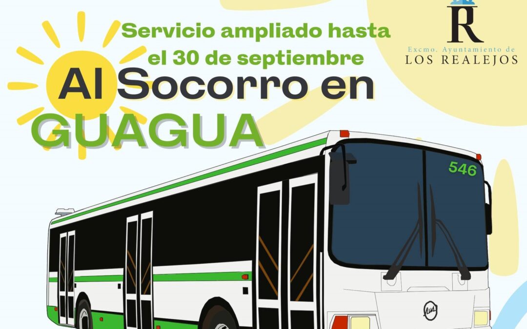 ‘Al Socorro en guagua’ hasta el 30 de septiembre