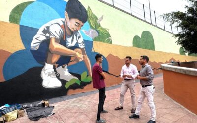 Los Realejos lleva el proyecto ‘Educar en colores’ a sus ocho colegios públicos creando obras murales